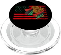 Black Liberation Flag Afro-American Pan African UNIA Flag PopSockets PopGrip for MagSafe