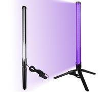 Black Light Lamp, 10 W 395-405 nm 42 cm Height with On/Off Switch UV Light, Tripod Floor Stand, Black Light Lamp Standing for Disco, Glow Party, Party Accessories, Halloween Decoration, Stage Lighting