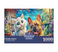 Black Light Reactive 1000 Piece Puzzle - A Trippy, Glowing Jigsaw Experience for Teens, Adults & Parties. Reveals Vibrant Neon Colors Under Included UV Light.