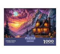 Black Light Reactive 1000 Piece Puzzle - A Trippy, Glowing Jigsaw Experience for Teens, Adults & Parties. Reveals Vibrant Neon Colors Under Included UV Light.
