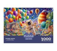 Black Light Reactive 1000 Piece Puzzle - A Trippy, Glowing Jigsaw Experience for Teens, Adults & Parties. Reveals Vibrant Neon Colors Under Included UV Light.