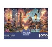 Black Light Reactive 1000 Piece Puzzle - A Trippy, Glowing Jigsaw Experience for Teens, Adults & Parties. Reveals Vibrant Neon Colors Under Included UV Light.