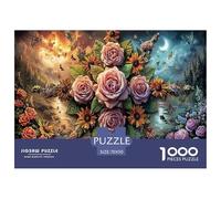 Black Light Reactive 1000 Piece Puzzle - A Trippy, Glowing Jigsaw Experience for Teens, Adults & Parties. Reveals Vibrant Neon Colors Under Included UV Light.