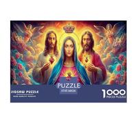 Black Light Reactive 1000 Piece Puzzle - A Trippy, Glowing Jigsaw Experience for Teens, Adults & Parties. Reveals Vibrant Neon Colors Under Included UV Light.
