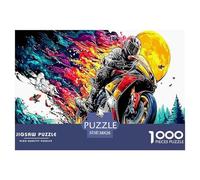 Black Light Reactive 1000 Piece Puzzle - A Trippy, Glowing Jigsaw Experience for Teens, Adults & Parties. Reveals Vibrant Neon Colors Under Included UV Light.