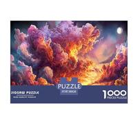 Black Light Reactive 1000 Piece Puzzle - A Trippy, Glowing Jigsaw Experience for Teens, Adults & Parties. Reveals Vibrant Neon Colors Under Included UV Light.