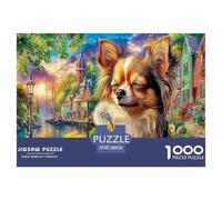 Black Light Reactive 1000 Piece Puzzle - A Trippy, Glowing Jigsaw Experience for Teens, Adults & Parties. Reveals Vibrant Neon Colors Under Included UV Light.