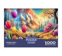 Black Light Reactive 1000 Piece Puzzle - A Trippy, Glowing Jigsaw Experience for Teens, Adults & Parties. Reveals Vibrant Neon Colors Under Included UV Light.