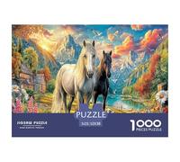 Black Light Reactive 1000 Piece Puzzle - A Trippy, Glowing Jigsaw Experience for Teens, Adults & Parties. Reveals Vibrant Neon Colors Under Included UV Light.