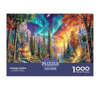 Black Light Reactive 1000 Piece Puzzle - A Trippy, Glowing Jigsaw Experience for Teens, Adults & Parties. Reveals Vibrant Neon Colors Under Included UV Light.