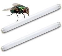 Black Light T8 F10W Fly Killer Replacement Bulbs - 13in UV Tubes for 10/20 W Fly Insect Killer/Bug Zapper 2-Pack