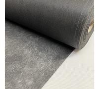 Black Light weight Fusible Non-woven iron on interfacing 90cm wide ideal for Sewing, Embroidery, Quilting, & Applique (1 Meter Pack)