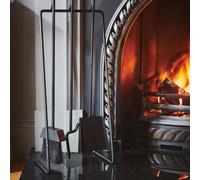 Black Linear Companion Set H73cm W27cm Ivyline Black One Size