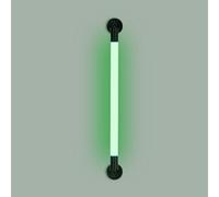 Black Linear Wall Light Modern RGB LED Wall Sconce Minimalist Long Tube Wall Lamp 9 Colors Optional, Indoor Acrylic Tube Wall Sconces 23in/35in Bedroom Hallway Stairs Decor Lighting Fixture
