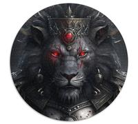 Black Lion 1000 Piece Jigsaw Puzzle Cardboard Jigsaw Puzzles for Adults Engaging Family Game Night Activity 1000pcs (67.5x67.5cm)