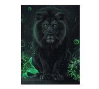 Black Lion The Ultimate Protector Vivid Jigsaw Puzzle for Adults, 500 PCS