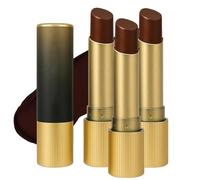 Black Lip Balm, Lip Balm With Chocolate & Mixed Berries Scent, Nourishing And Hydrating Lip Gloss, Hydrating Sheer Formula Lipstick, Natural Glossy Finish for All Skin Tones (3Pc)