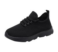 Black lip On Trainers Women Breathable Comfortable Lightweight Gradient Color Sneaker Women 8 (Black, 4)