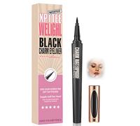 Black Liquid Eyeliner Pen, Waterproof Smudge-Resistant Micro Tip Eye Liner for Tight Lines and Cat Flicks, Quick-Drying Hypoallergenic Long-Lasting Everyday Precision Eyeliner for Sensitive Eyes