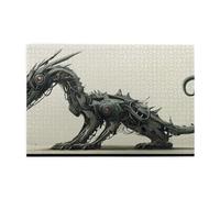 Black Little Dragon 1000 Piece Jigsaw Puzzles For Adults Wooden Puzzles For Adults Gifts Home Decor
