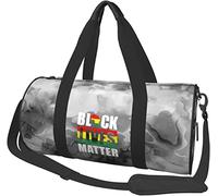 Black Lives Matter African American Travel Luggage Duffel Bag Sports Rolling Foldable Duffel Bag, Marbling