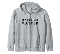 Black Lives Matter Black History Month Zip Hoodie