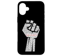 Black Lives Matter Equality Black History Month Anti Racism Case for iPhone 16 Plus