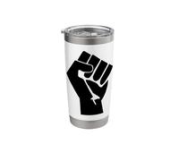 Black Lives Matter Equality Minorities Black History Month Stainless Steel Insulated Tumbler
