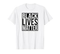 Black Lives Matter Value Graphic T-Shirt, Men, White, XL