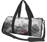 Black Lives Matter with A Heart Travel Luggage Duffel Bag Sports Rolling Foldable Duffel Bag, Marbling