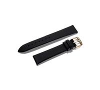Black Lizard Effect Leather Watch Strap - 18mm - S1008