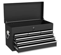 Black Lockable 6-Drawer Metal Tool Chest