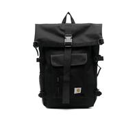 Black Logo-Patch Backpack, male, Carhartt Wip, Backpacks, Black, ONE SIZE, Bags ONE SIZE