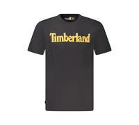 Black Logo Print Crew Neck T-Shirt - male - Timberland - T-Shirts - Black - 2XL - Tops 2XL