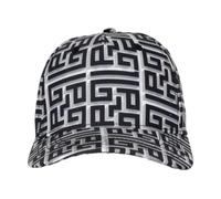 Black Logo Print Visor Cap Polyester - female - Gaëlle Paris - Hats & Caps - Black - ONE SIZE - Accessories ONE SIZE