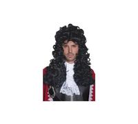 Smiffy's Pirate Captain Wig - Black