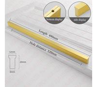Black Long Furniture Handle American Style Gold Kitchen Cupboard Pulls 600-1200M