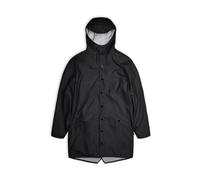 Black Long Rain Jacket Waterproof Windproof - female - Rains - Rain Jackets - Black - M - Jackets M