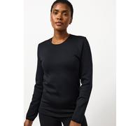 Black Long Sleeve Fur Lined Thermal Top M