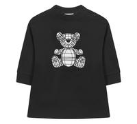Black Long Sleeve Mini Talbot Dress - female - Burberry - Dresses - Black - 6 M - Kids 6 M