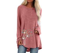 Black Long Sleeve Top Women V Neck Casual Loose Ladies Tops Long Oversized Sparkly T Shirts Blouse Tops Clothing Deals of The Day Sale Prime