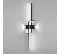 Black Long Strip Led Wall Light Fixture Indoor Decor Wall Lamp, Living Room Bedroom Bedside Hallway Linear, Modern Minimalist Wall Sconces