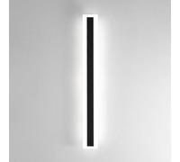 Black Long Strip Wall Sconce, Ultra-Thin Metal Wall Light with Acrylic Lampshade, Corridor LED Wall Lights, Modern Porch Wall Lamp, Linear Design Wall Lights for Bedside, Living Room