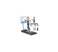 BLACK LORD 2.2HP Walking Pad, Treadmill for Home with Foldable Handle, Under Desk Treadmill with LED Display & Bluetooth Speaker & Remote Control, Running Machine, 120KG Loads, Max. 12km/h, Black