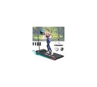 BLACK LORD Walking Pad with 9% Incline, 3.2HP, Treadmill for Home, Under Desk Treadmill with LED Display & Bluetooth Speaker & Wristband Remote, Running Machine 1-16KM/H, MS2-H Series, Black