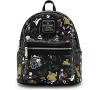 (black) Loungefly X The Nightmare Before Christmas Sally Jack Cosplay Faux Leather Mini Backpack