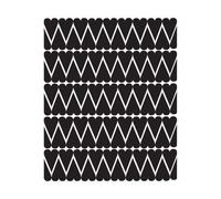 Black Love Heart Pattern Sweatshirt - White - M - White