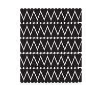 Black Love Heart Pattern Women's T-Shirt - White - XL - White