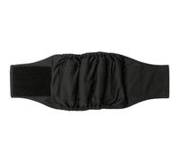 (Black M (44g)) Pet physiological belt pet diapers washable waterproof male dog courtesy belt reusable pet diapers