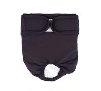 (black, M:50g) Water-absorbing and leak-proof pet physiological skirt female dog skirt large dog physiological pants dog diapers